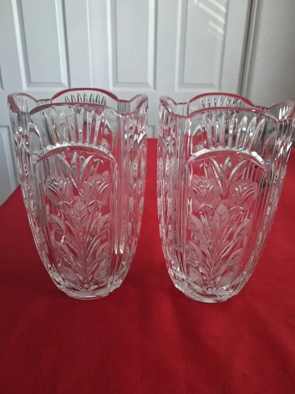 Set of Two Vintage Darlington Crystal Glass 8